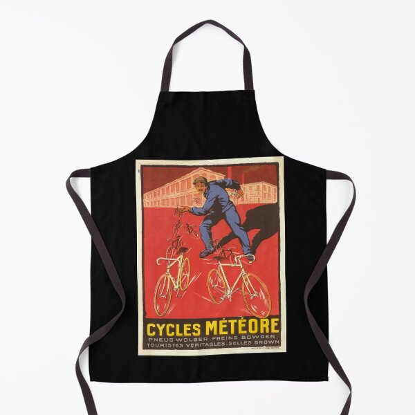 Item preview, Vintage Bicycle Poster | Cycles Meteore Art Deco Style | Bold Colors & Dynamic Design | Early 20th Century Ad designed and sold by artofuniverse.