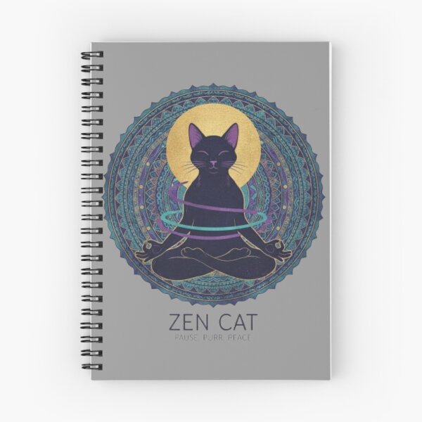 Artikelvorschau, Zen-Katze: Einfach perfekte Meditation – Lustige Yoga-Katze entworfen und verkauft von FutureService.