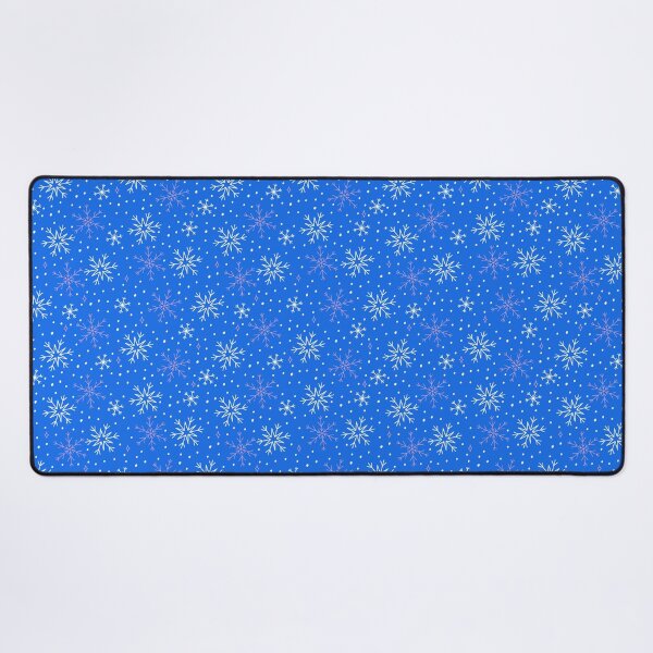 Item preview, snowflakes on a blue background designed and sold by burbura.