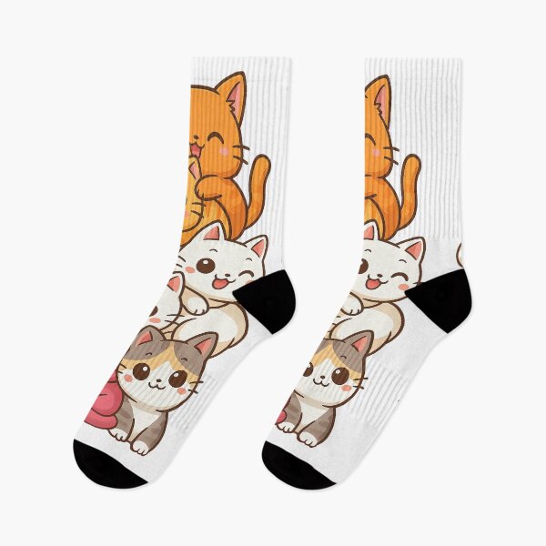 Item preview, Manga Cat Tower – Adorable Kawaii Stack designed and sold by Raddoodler.