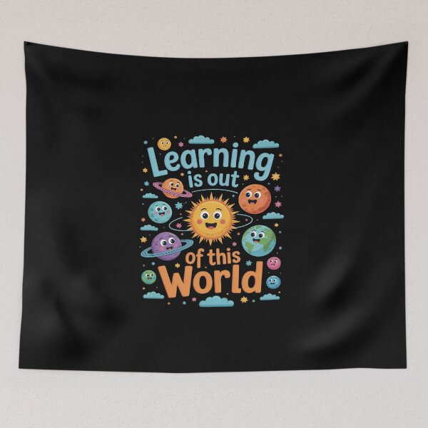 Item preview, Learning Is Out Of This World Solar System Cute Teacher  designed and sold by EllinoKlemo.