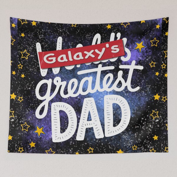 Item preview, Galaxy's Greatest Dad designed and sold by orionlodubyal.