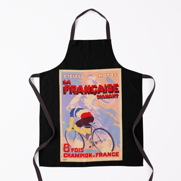 Item preview, Vintage French Bicycle Poster | La Française Diamant Art Deco Style | Dynamic Cyclist in Motion Advertisement designed and sold by artofuniverse.