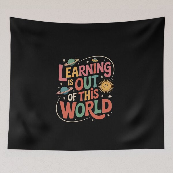 Item preview, Learning Is Out Of This World Solar System Teacher Student  designed and sold by EllinoKlemo.