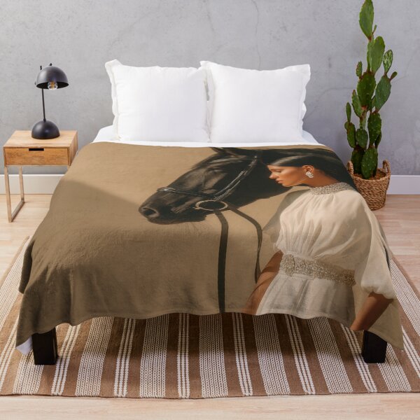 Item preview, Elegant woman poses with a horse designed and sold by anytka.