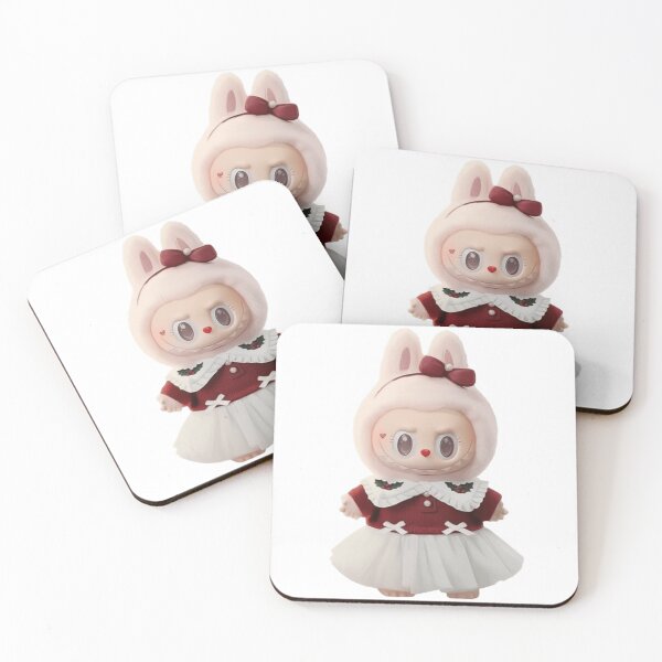 Item preview, labubu, cute adorable pinklabubu doll  designed and sold by nicnacc.