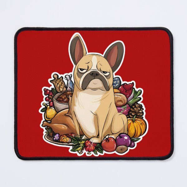 Item preview, Holiday Feast French Bulldog designed and sold by purrfect pattern.