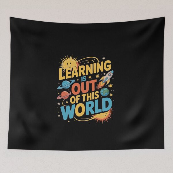 Item preview, Learning is Out Of This World Space Teacher Cute Groovy  designed and sold by EllinoKlemo.