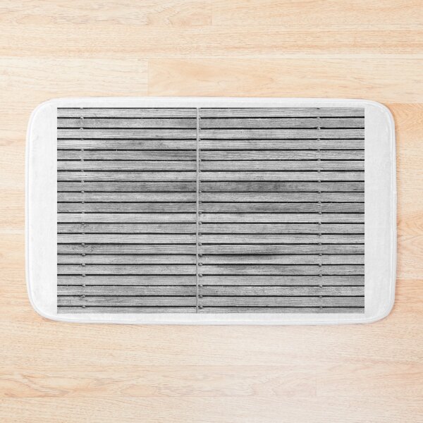 Item preview, Rustic Wooden Fence With Horizontal Slats in Black and White designed and sold by Nmallia.