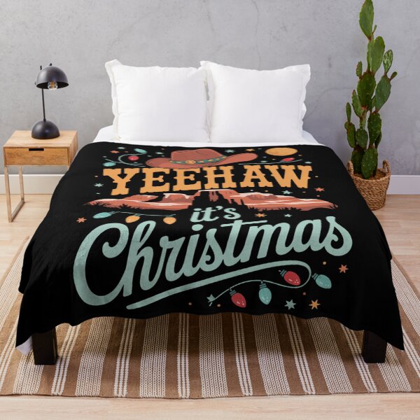 Item preview, Christmas Western Christmas Cowboy Santa Funny Farm Christmas designed and sold by Sea4Adventures.