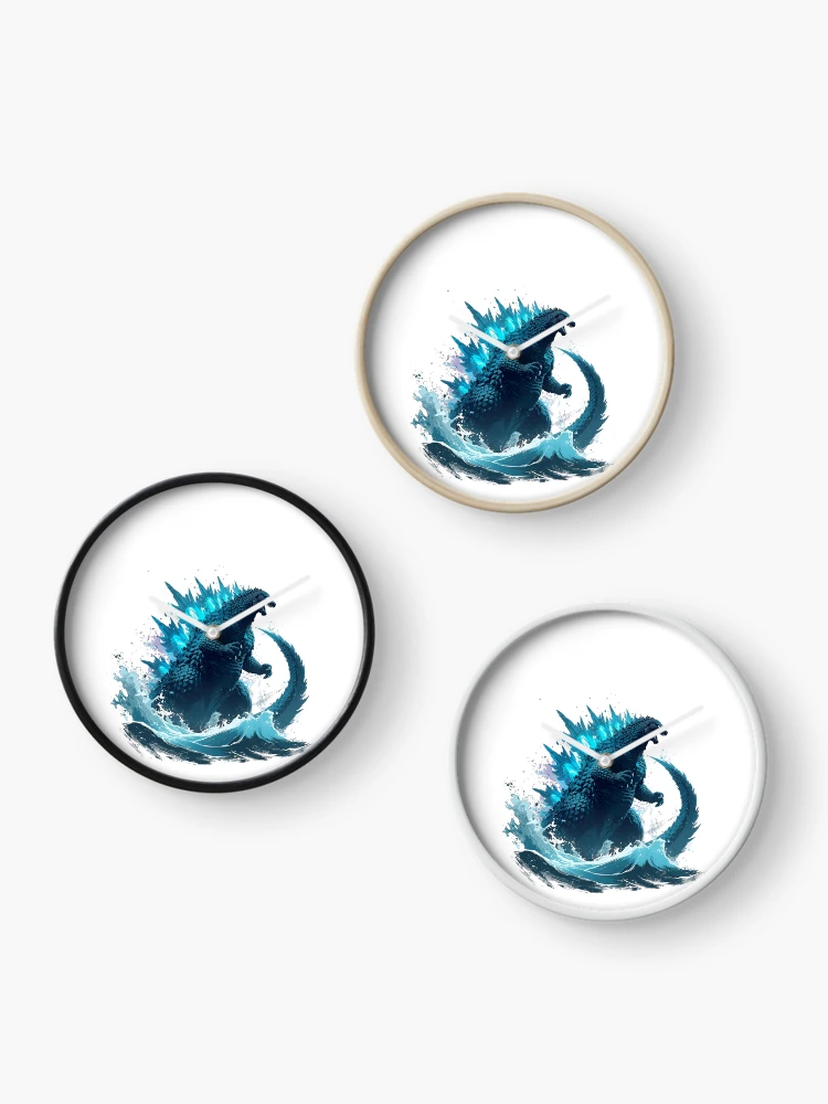 Thumbnail 3 of 4, Clock, Godzilla designed and sold by Nice En.
