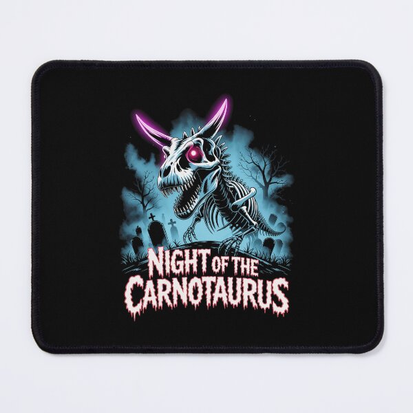 Item preview, NIGHT OF THE CARNOTAURUS Skeleton Monster | Horror Dinosaur Halloween Design designed and sold by pixelpopplanet.