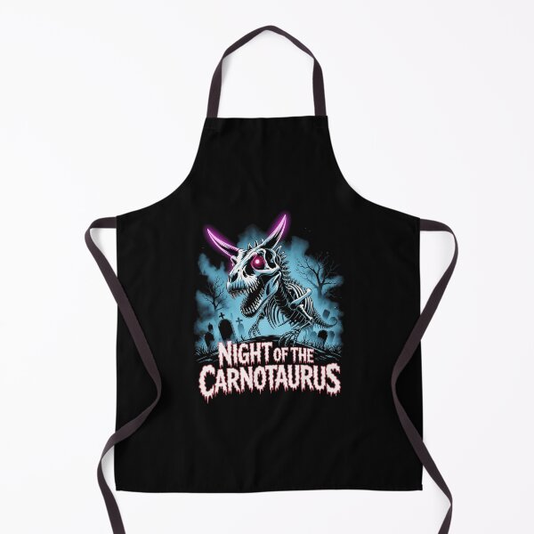 Item preview, NIGHT OF THE CARNOTAURUS Skeleton Monster | Horror Dinosaur Halloween Design designed and sold by pixelpopplanet.