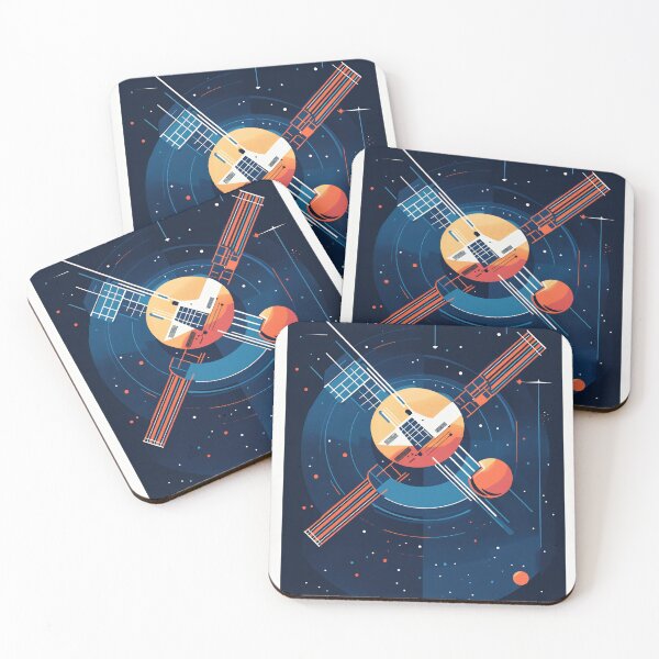 Item preview, Space exploration satellite in orbit designed and sold by anytka.