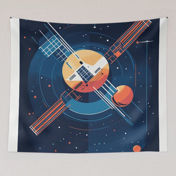 Item preview, Space exploration satellite in orbit designed and sold by anytka.
