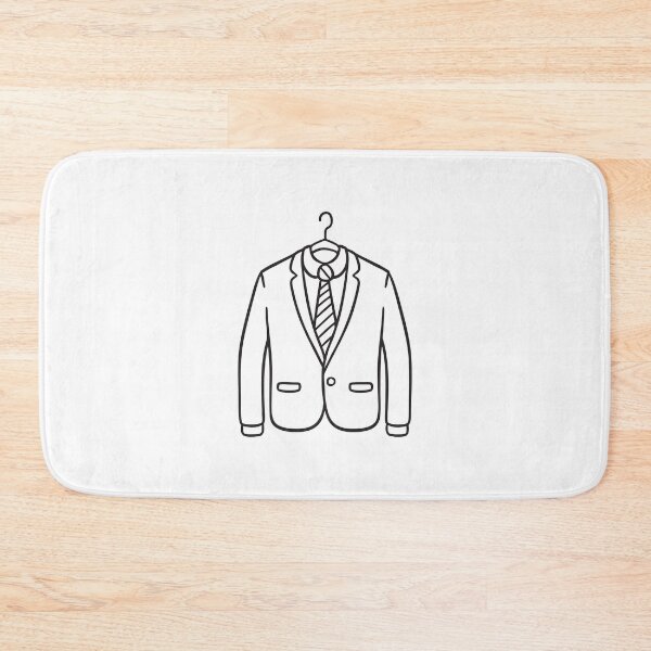 Item preview, A tie tucked beside a jacket on a coat hanger designed and sold by rasagamastore.