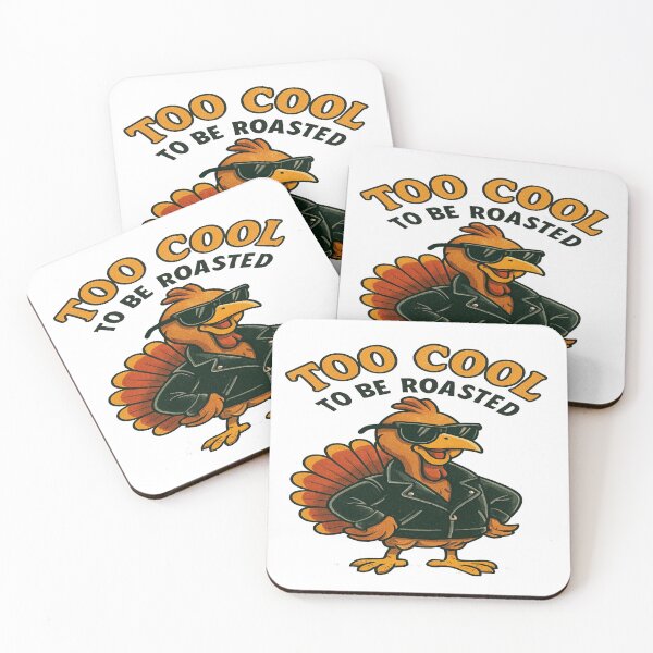 Item preview, Too Cool To Be Roasted – Cool Turkey with Sunglasses designed and sold by Print4verse.