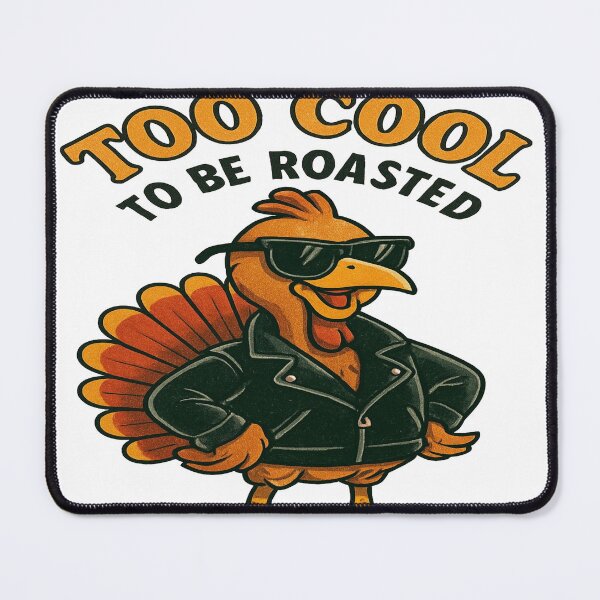 Item preview, Too Cool To Be Roasted – Cool Turkey with Sunglasses designed and sold by Print4verse.