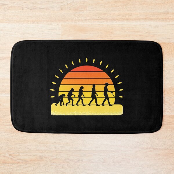 Item preview, Retro Evolution Sunset Vintage Silhouette Funny Walking Design designed and sold by DrawHandArt.