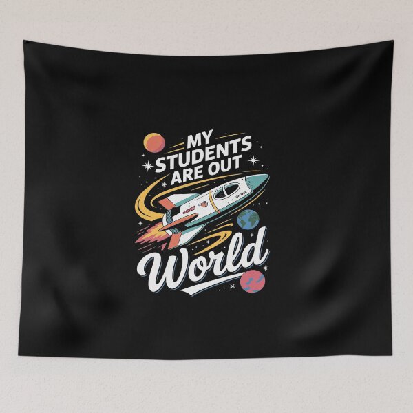 Item preview, My Students Are Out Of This World - Space Teacher2  designed and sold by EllinoKlemo.