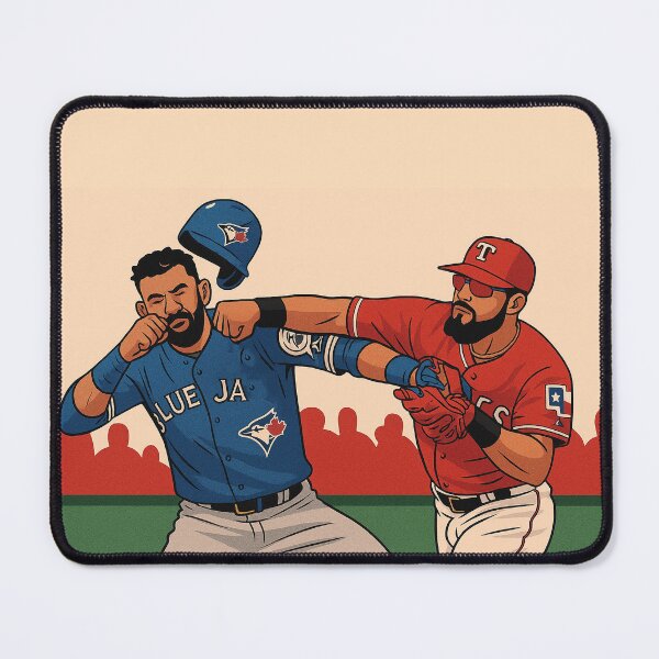 Item preview, Jose Bautista punched in face- Blue Jays suggest it was bat-flip retaliation designed and sold by oldpussboss.