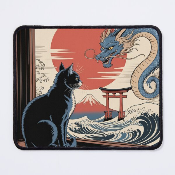 Item preview, The Cat Who Dreamed of Seiryu – Window to Japan designed and sold by AndrewYoko.
