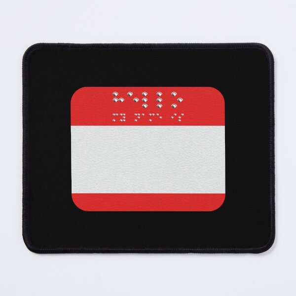 Item preview, Hello My Name Is – Eyepatch Braille Parody Graphic designed and sold by Eyepatch-Jacks.