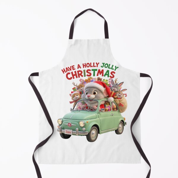 Item preview, Zippy Mouse Santa Christmas Illustration designed and sold by Zippy Creation.