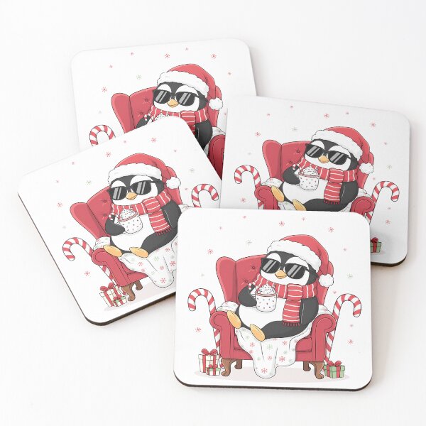 Item preview, Chillin' Penguin Cool Christmas Sticker designed and sold by Basferr..