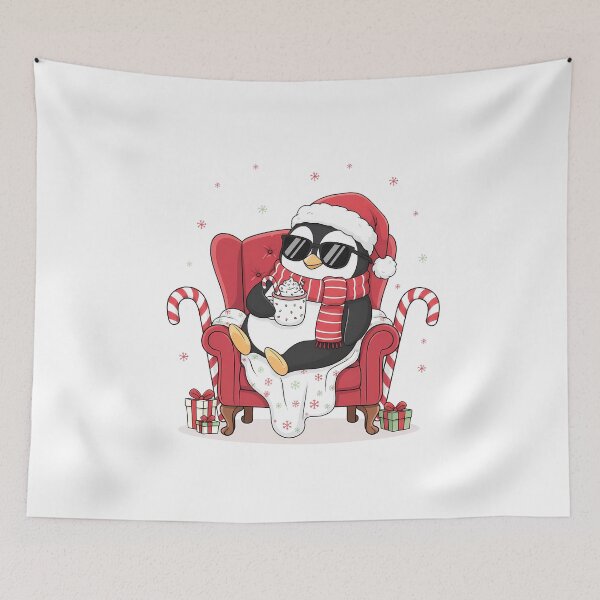 Item preview, Chillin' Penguin Cool Christmas Sticker designed and sold by Basferr..