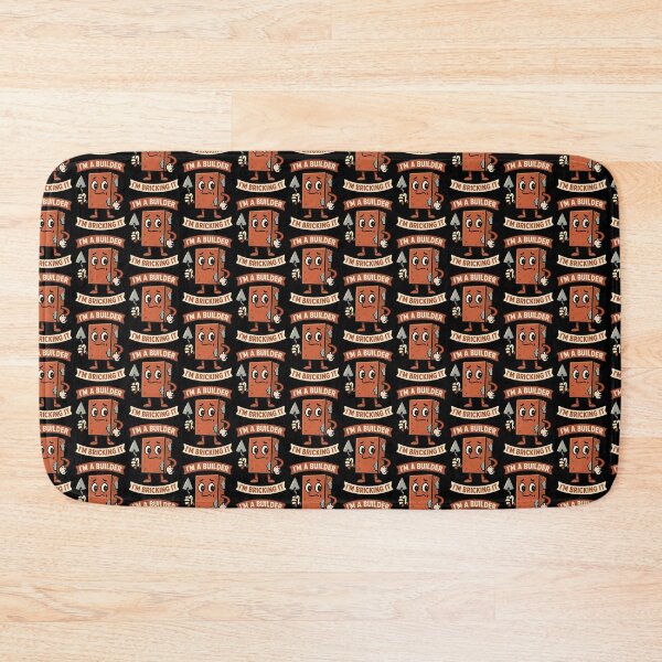 Item preview, I’m a Builder I’m Bricking It Funny Trade Pun Design designed and sold by TeeTimeTreasure.