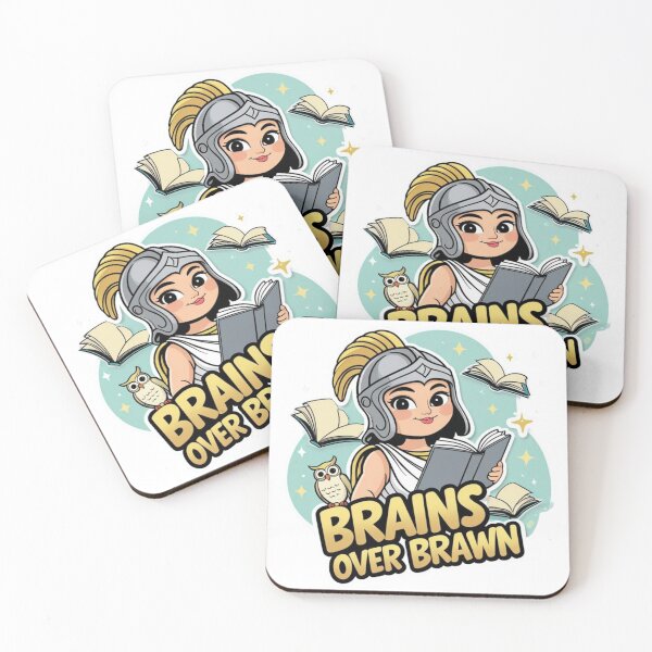 Item preview, Brains Over Brawn | Athena Greek Goddess Illustration designed and sold by LOLbySA.