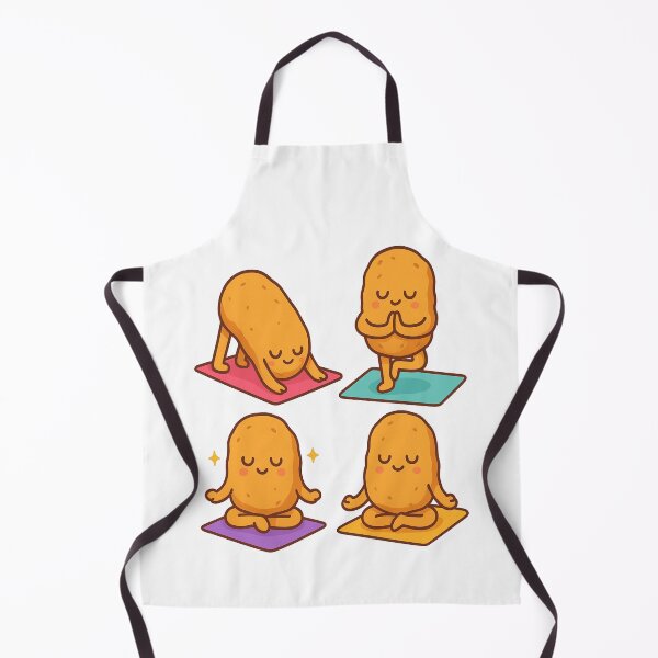 Artikelvorschau, Chicken Nugget Yoga – Lustiges Design für Nugget-Fans und Liebhaber von Hähnchen-Tenders entworfen und verkauft von Rajasekar.