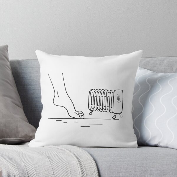 Item preview, A foot toe touching the floor near a heater designed and sold by rasagamastore.