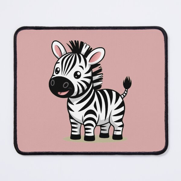 Item preview, Cute Cartoon Zebra – Adorable Animal Illustration for Kids and Nature Lovers designed and sold by Royalsticker.