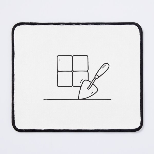 Item preview, A tile placed beside a trowel on a renovation floor designed and sold by rasagamastore.