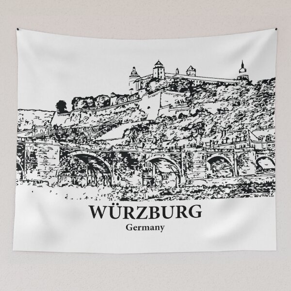 Item preview, Wuerzburg - Germany designed and sold by Lakeric Cityscapes.