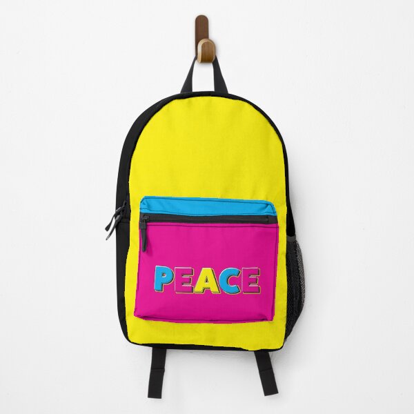 Item preview, Peace Typography – Bright Neon Pop Art Design designed and sold by LivelaStudio.