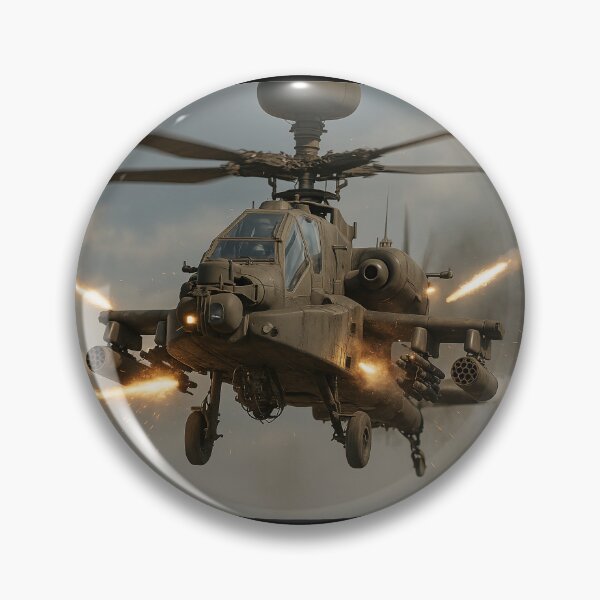 Item preview, Realistic Combat Helicopter | Aviation Lover's Military T-Shirt designed and sold by GARAPROMOCIONES.
