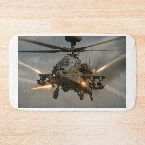 Item preview, Realistic Combat Helicopter | Aviation Lover's Military T-Shirt designed and sold by GARAPROMOCIONES.