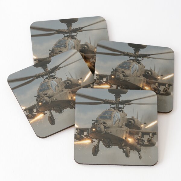 Item preview, Realistic Combat Helicopter | Aviation Lover's Military T-Shirt designed and sold by GARAPROMOCIONES.