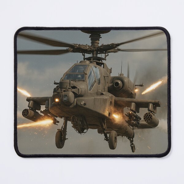 Item preview, Realistic Combat Helicopter | Aviation Lover's Military T-Shirt designed and sold by GARAPROMOCIONES.