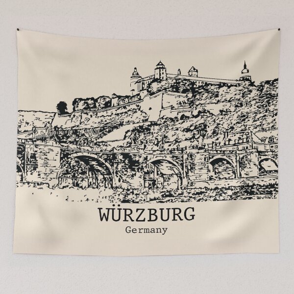 Item preview, Wuerzburg - Germany designed and sold by Lakeric Cityscapes.
