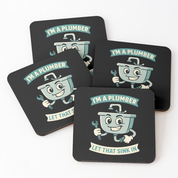 Item preview, I’m a Plumber Let That Sink In Funny Trade Pun Design designed and sold by TeeTimeTreasure.