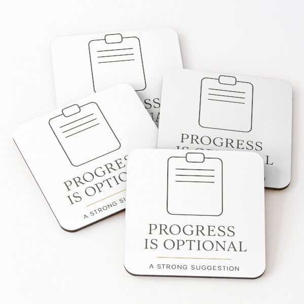 Item preview, Progress is Optional: A Strong Suggestion designed and sold by kAdam5.