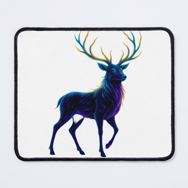 Item preview, Neon Stag | WildWakeDesigns designed and sold by wildwakedesigns.