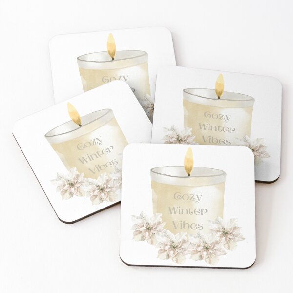 Item preview, cozy winter vibes , floral candle designed and sold by mariana83.
