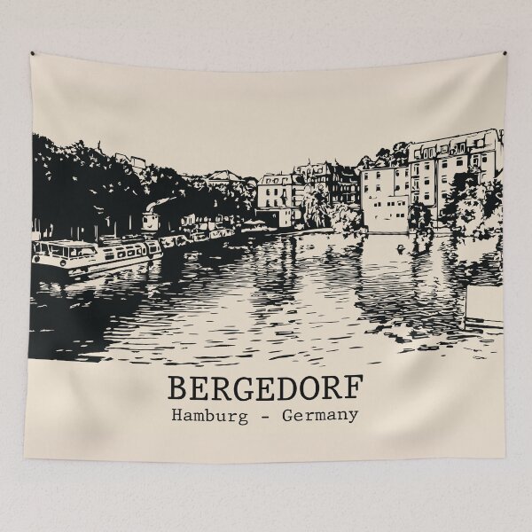Item preview, Bergedorf - Germany designed and sold by Lakeric Cityscapes.