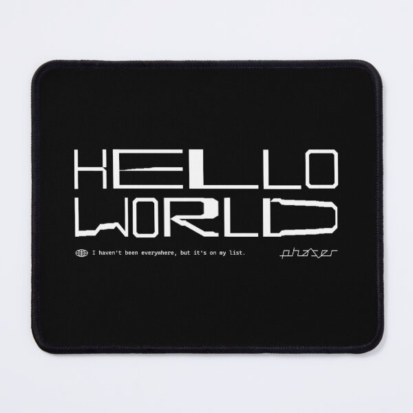 Item preview, Hello world (White version) designed and sold by PhaserStore.