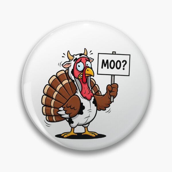 Item preview, Moo Turkey in Cow Disguise - Thanksgiving Escape Plan designed and sold by FelixnRobinus.